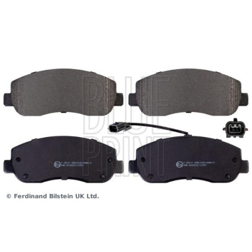 Bremsbelagsatz Scheibenbremse Blue Print ADN142156 f&uuml;r Nissan Opel Renault
