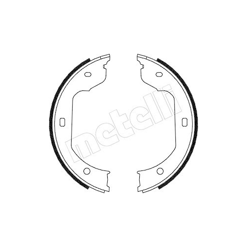 Bremsbackensatz Feststellbremse Metelli 53-0019 für Bmw VW Hinterachse