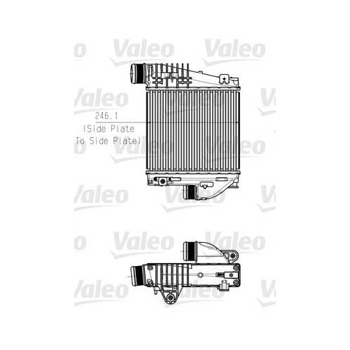 Ladeluftkühler Valeo 818290 für Citroën Fiat Opel Peugeot Toyota Vauxhall DS