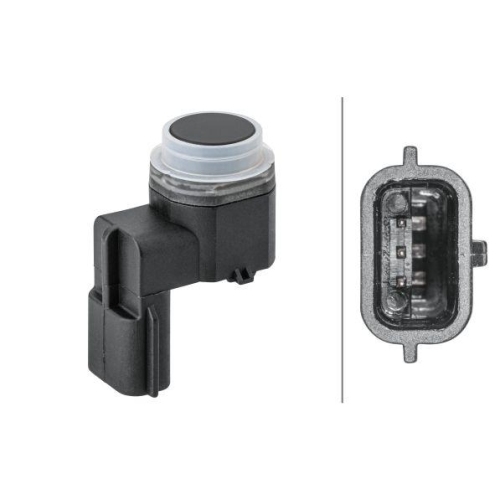Sensor Einparkhilfe Hella 6PX 358 141-751 für Nissan Renault Dacia Mitte Links