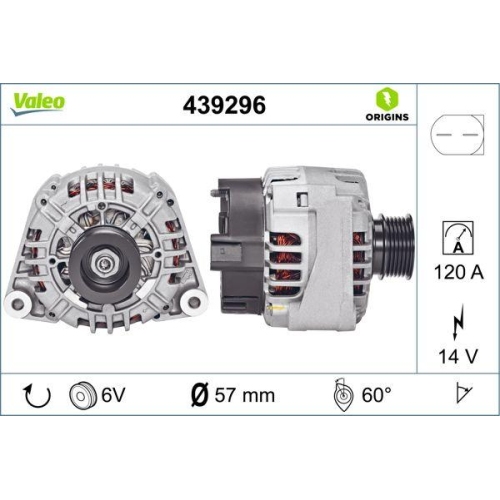 Alternator Valeo 439296 Valeo Origins New Oe Technology for Mercedes Benz