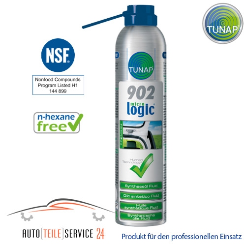 Tunap 902 Synthese&ouml;l Fluid 300ml - Innovatives, synthetisches Aktiv-&Ouml;l zur Langzeitschmierung. Eignet sich optimal f&uuml;r alle beweglichen, metallischen Bauteile. Ideal auch f&uuml;r Feinmechanik und Pr&auml;zisionsbauteile, da kein Verharzen und Verkleben eintritt.