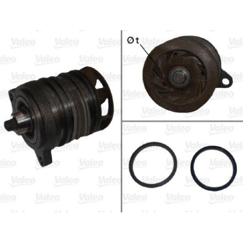 Wasserpumpe Motork&uuml;hlung Valeo 506726 f&uuml;r VW