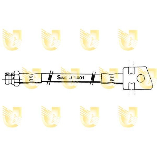 Bremsschlauch Unigom 376965 für Opel Hinten