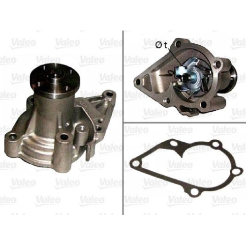 Wasserpumpe Motork&uuml;hlung Valeo 506813 f&uuml;r Hyundai Kia