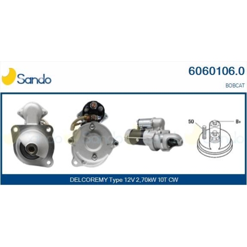 Starter Sando 6060106.0 f&uuml;r Ford Mitsubishi Volvo Cummins