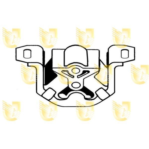 Mounting Engine Unigom 396407 for Ford