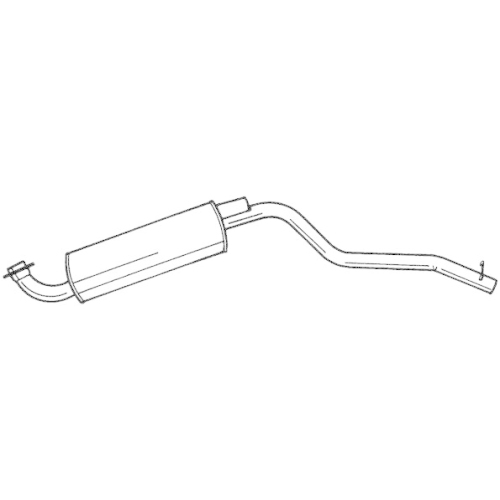 Endschalld&auml;mpfer Sigam 37600 f&uuml;r Mitsubishi Hinten