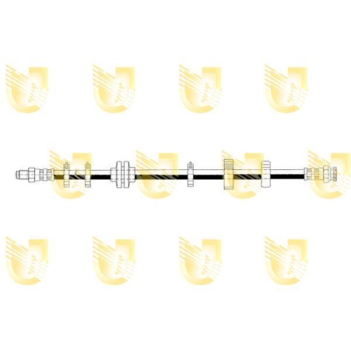 Bremsschlauch Unigom 377081 für Alfa Romeo Fiat Lancia Vorne