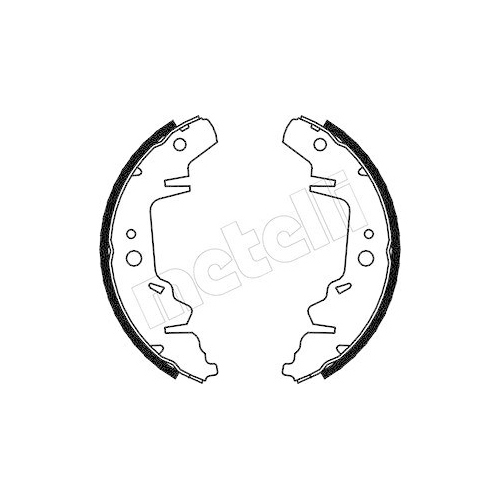 Bremsbackensatz Metelli 53-0026 für Chrysler Kia Hinterachse