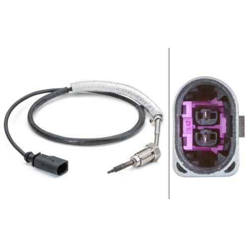Sensor Abgastemperatur Hella 6PT 014 494-291 für Seat Skoda VW Hitachi