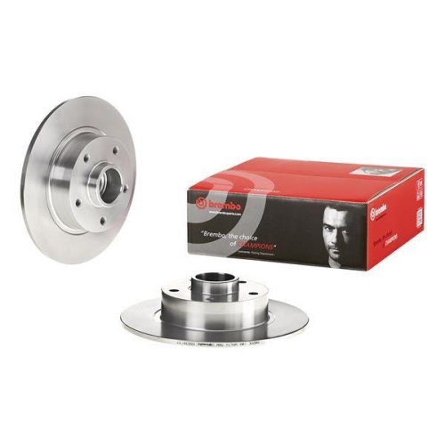 Bremsscheibe Brembo 08.B391.37 Prime Line - With Bearing Kit f&uuml;r Renault