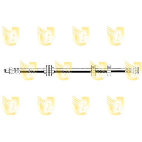 Bremsschlauch Unigom 377083 f&uuml;r Fiat Lancia Vorderachse Rechts