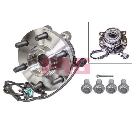 Radlagersatz Schaeffler Fag 713 6139 40 f&uuml;r Nissan Vorderachse