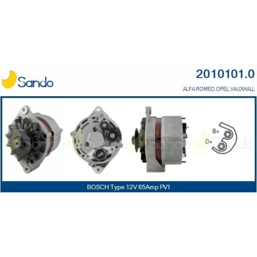 Generator Sando 2010101.0 f&uuml;r Magirus Deutz Opel