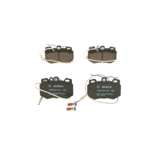 Bremsbelagsatz Scheibenbremse Bosch 0986424376 f&uuml;r Citro&euml;n Peugeot Vorderachse