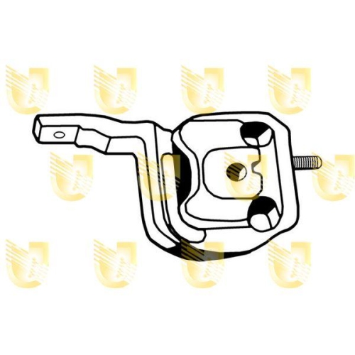 Lagerung Motor Unigom 396409 für Ford Hinten Vorne Rechts