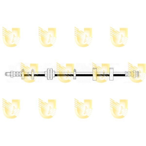 Bremsschlauch Unigom 377085 f&uuml;r Fiat Lancia Vorderachse Links