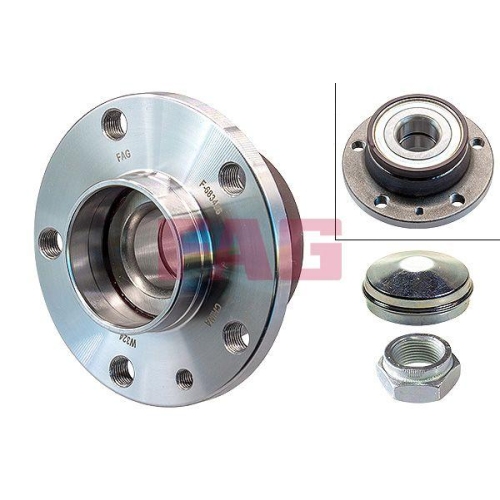 Radlagersatz Schaeffler Fag 713 6909 80 f&uuml;r Fiat Opel Vauxhall General Motors