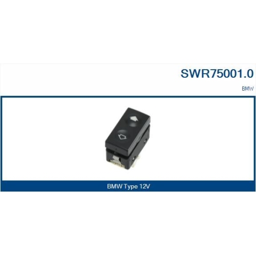 Schalter Fensterheber Sando SWR75001.0 f&uuml;r Bmw Beifahrerseitig Fahrerseitig