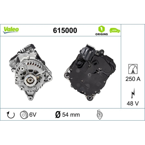 Startergenerator Valeo 615000 Valeo Origins New 48v Ibsg Oe Technologie f&uuml;r