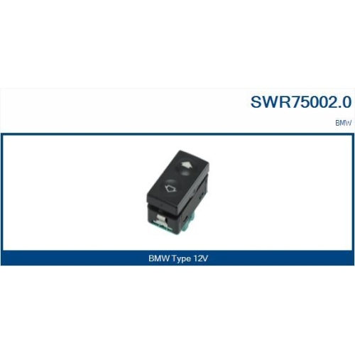 Schalter Fensterheber Sando SWR75002.0 für Bmw Beifahrerseitig Fahrerseitig