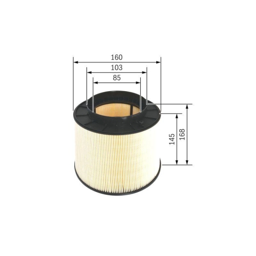 Luftfilter Bosch F026400394 f&uuml;r Audi VW