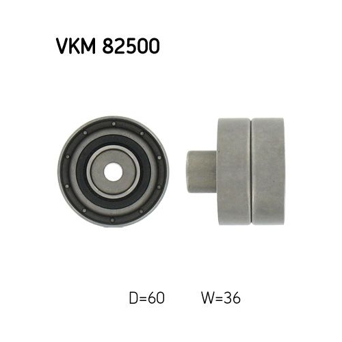 Umlenk /führungsrolle Zahnriemen Skf VKM 82500 für Nissan