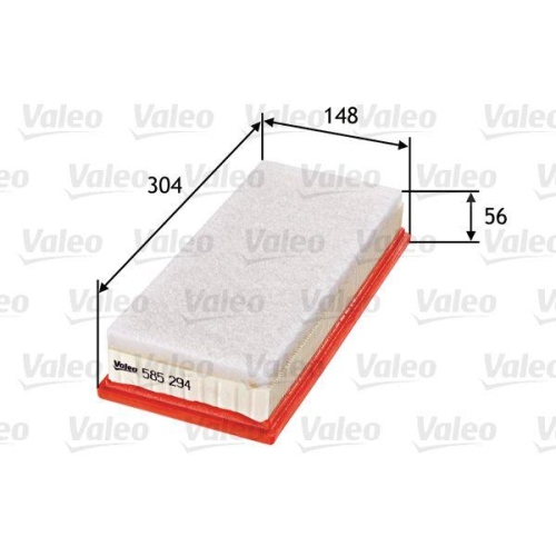 Luftfilter Valeo 585294 f&uuml;r Subaru Toyota