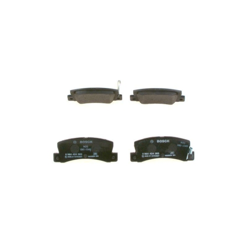 Bremsbelagsatz Scheibenbremse Bosch 0986424383 f&uuml;r Daihatsu Nissan Opel Saab