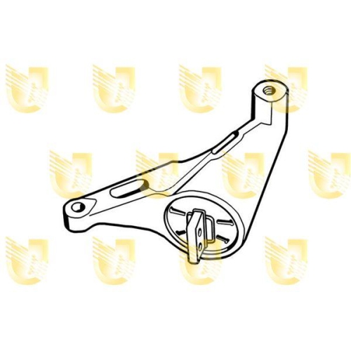 Lagerung Motor Unigom 396412 f&uuml;r Ford Hinten