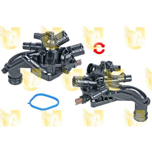 K&uuml;hlmittelflansch Unigom 341243 f&uuml;r Citro&euml;n Peugeot
