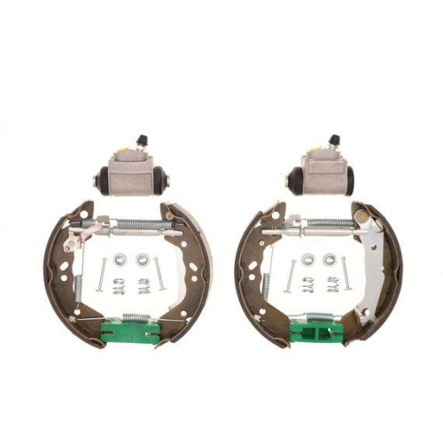 Bremsbackensatz Metelli 51-0316 Vermontierter Kit f&uuml;r Hinterachse