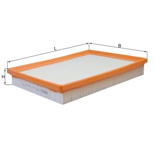 Luftfilter Mahle LX 999 f&uuml;r Gmc Opel Vauxhall Chevrolet