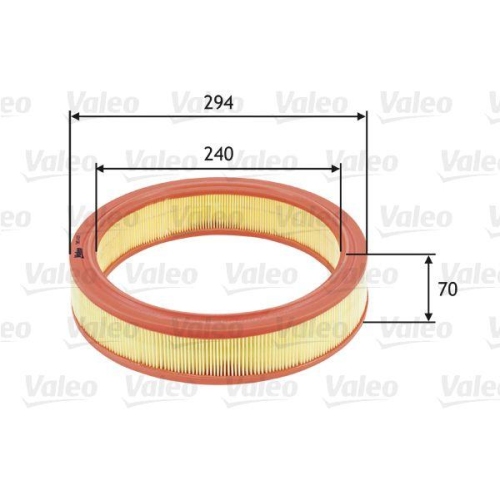 Luftfilter Valeo 585633 f&uuml;r Fiat Lancia Zastava