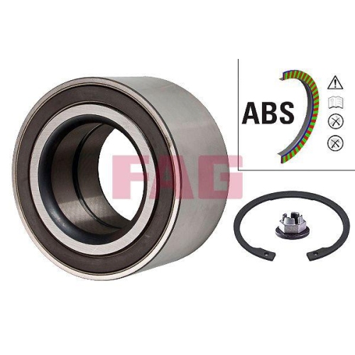 Radlagersatz Schaeffler Fag 713 6789 70 f&uuml;r Ford Vorderachse
