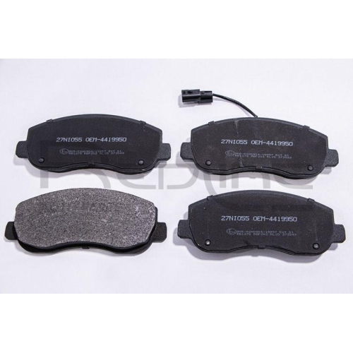 Bremsbelagsatz Scheibenbremse Red-line 27NI055 f&uuml;r Nissan Opel Renault