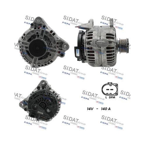 Generator Sidat A12BH0005A2 f&uuml;r Audi Mercedes Benz Mercedes Benz Mitsubishi Seat