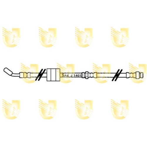 Bremsschlauch Unigom 377098 für Suzuki Vorderachse Rechts