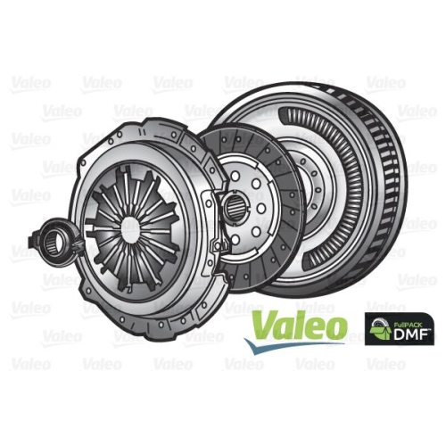 Kupplungssatz Valeo 837018 Fullpack Dmf für Audi Seat Skoda VW