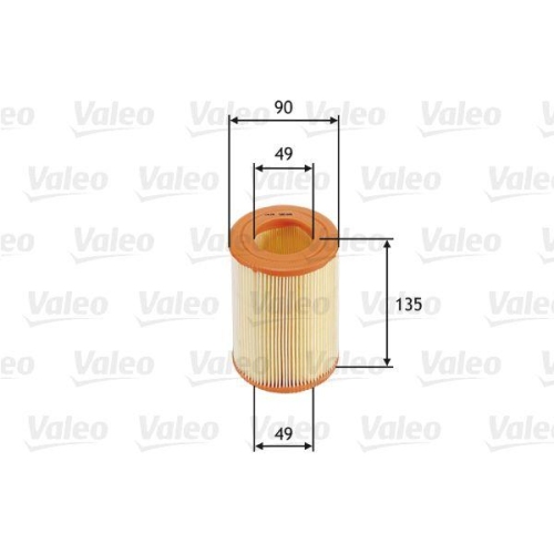 Luftfilter Valeo 585681 f&uuml;r Smart
