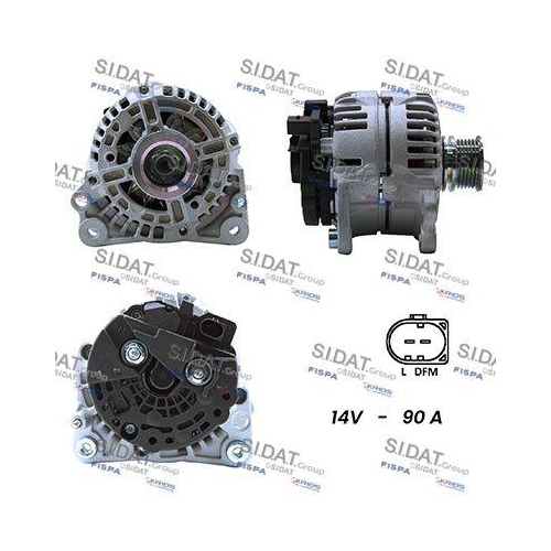 Generator Sidat A12BH0018A2 f&uuml;r Audi Seat Skoda VW Vag
