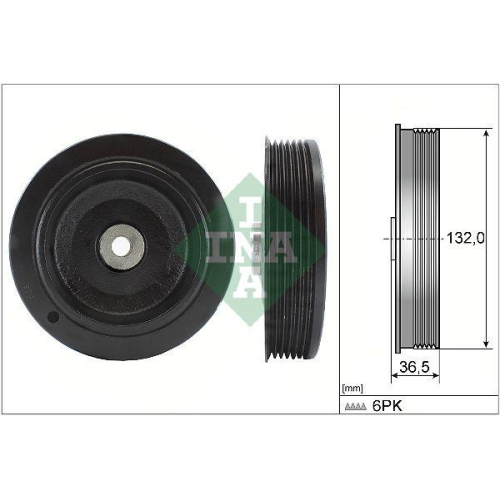 Riemenscheibe Kurbelwelle Schaeffler Ina 544 0007 10 für Renault Dacia