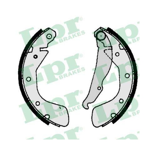 Bremsbackensatz Lpr 06800 f&uuml;r Opel Vauxhall Chevrolet Daewoo Hinterachse