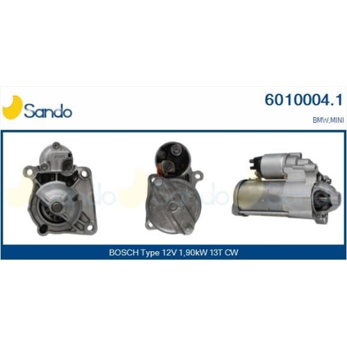 Starter Sando 6010004.1 f&uuml;r Bmw Mini