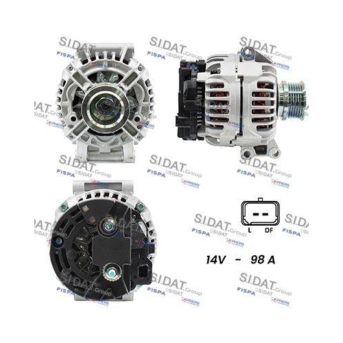 Generator Sidat A12BH0575A2 f&uuml;r Renault