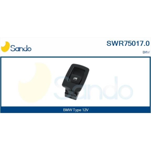Schalter Fensterheber Sando SWR75017.0 für Bmw Beifahrerseitig