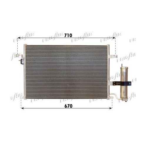 Kondensator Klimaanlage Frigair 0831.3014 für Gmc Chevrolet