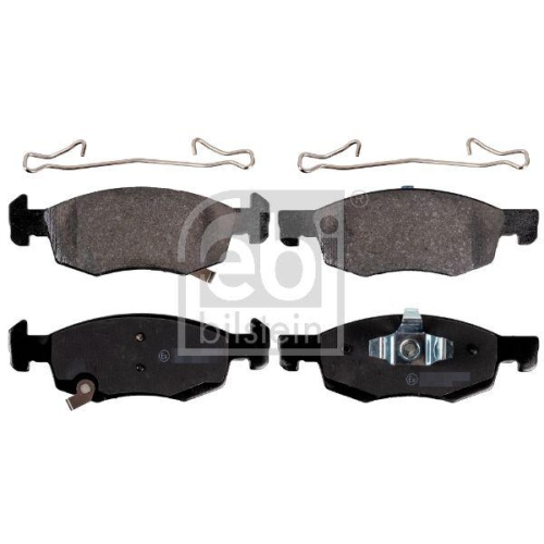 Bremsbelagsatz Scheibenbremse Febi Bilstein 16907 f&uuml;r Opel Vauxhall Vorderachse