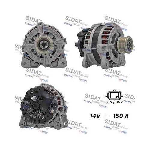 Generator Sidat A12BH0070A2 f&uuml;r Nissan